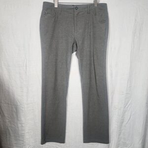 LINKSOUL sz 34R 5-POCKET STRETCH BOARDWALK PANT Light Grey